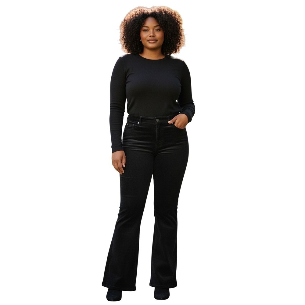 White House Black Market Blanc Black Velvet Bootcut Pants Size 10R